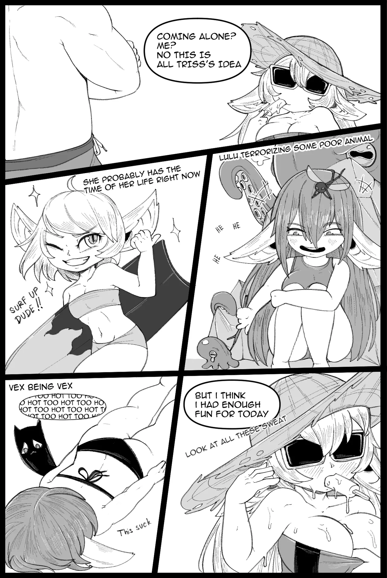 Yordle at the Beach page 3 full