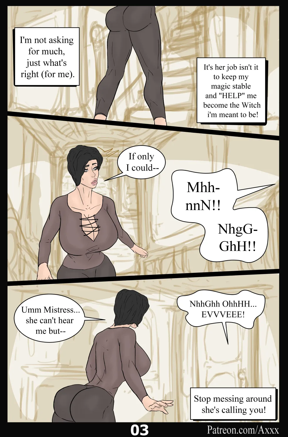 Futa Love: Hag's Witch! page 3 full