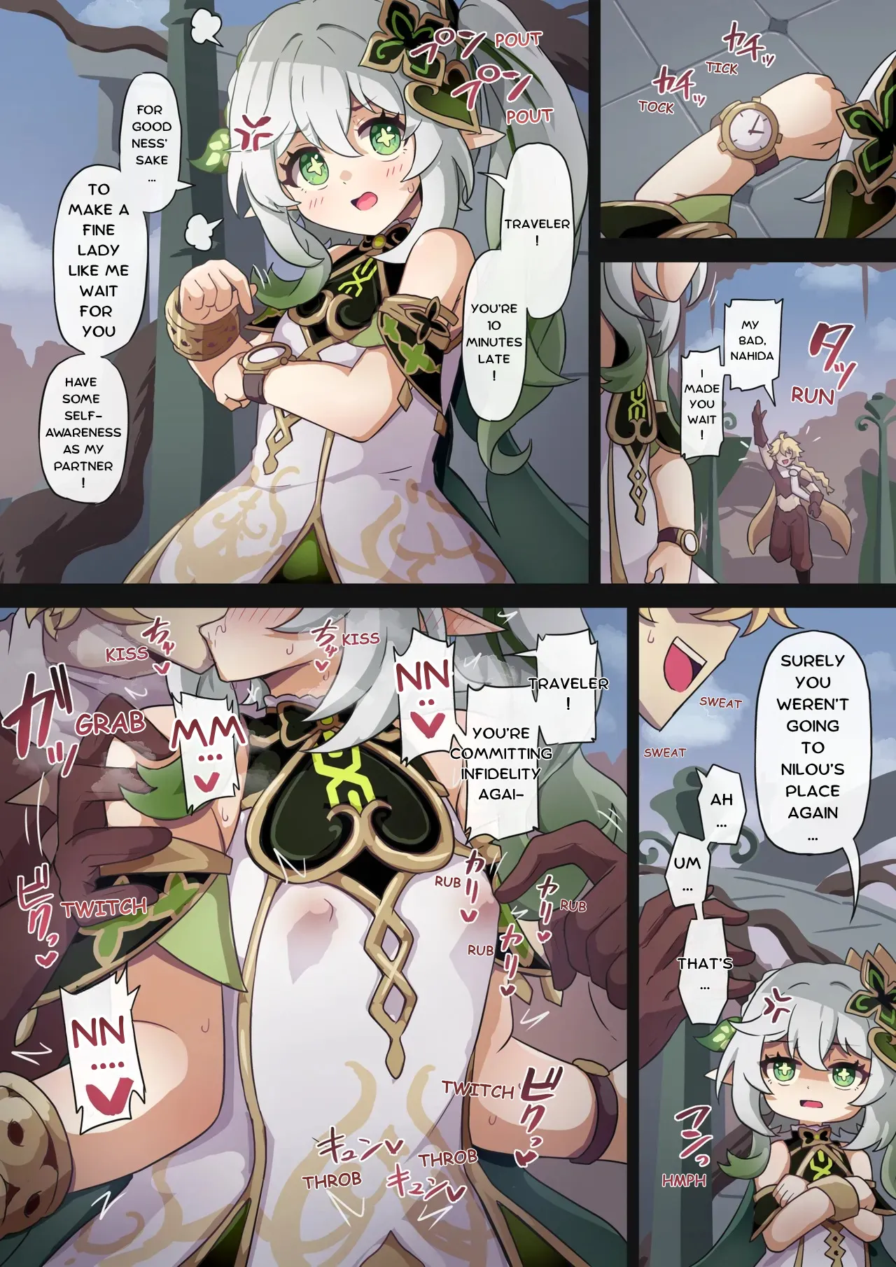 A Story About Nahida Being Subject to Aether's Sex Drive page 1 full
