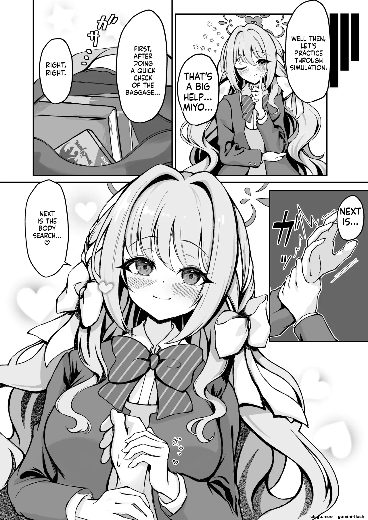 Miyo-chan no Himitsu no Kenmon Lesson !? page 3 full