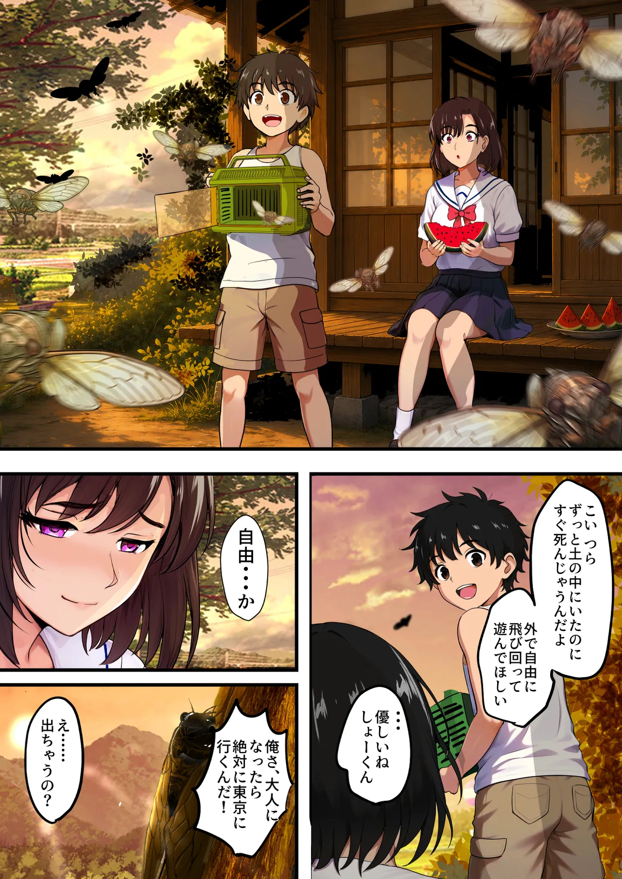Utsusemi no Uta ~Osananajimi no Hitozuma Okami to, Nen ni Ichido no Ouse~ page 8 full