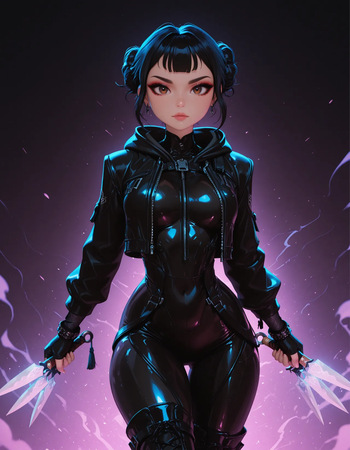 ZOEY_BLACK K-POP DEMON HUNTERS P1 cover