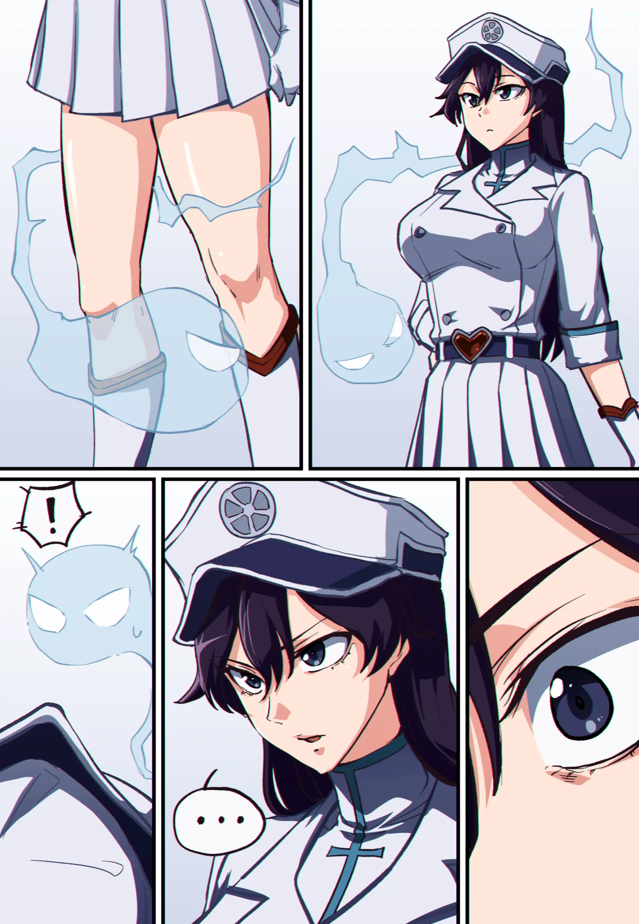 BLEACH Bambietta ＆ Inoue Orihime Possession | 全彩无声漫画 境·界 憑依 邦比爱塔 ＆ 井上织姬 page 2 full