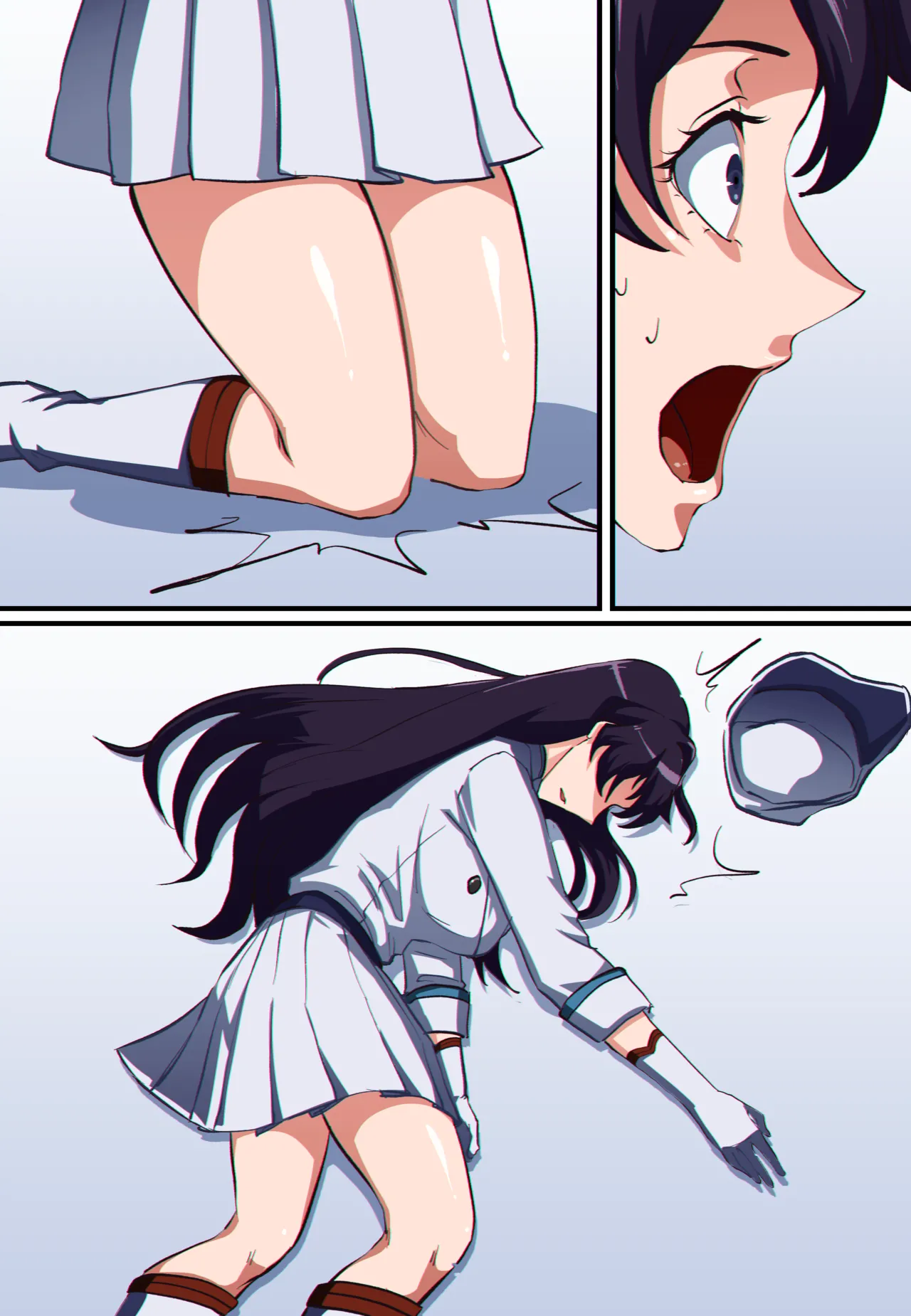 BLEACH Bambietta ＆ Inoue Orihime Possession | 全彩无声漫画 境·界 憑依 邦比爱塔 ＆ 井上织姬 page 5 full