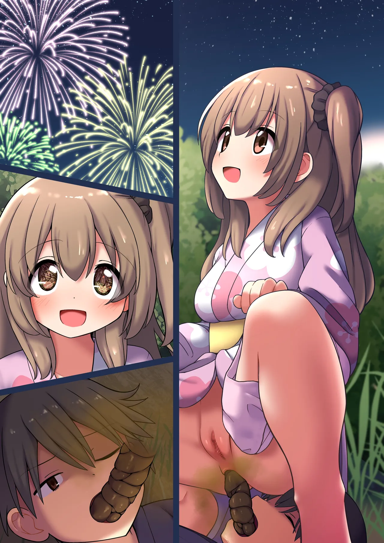 2人きりで花火を見ながら… page 5 full