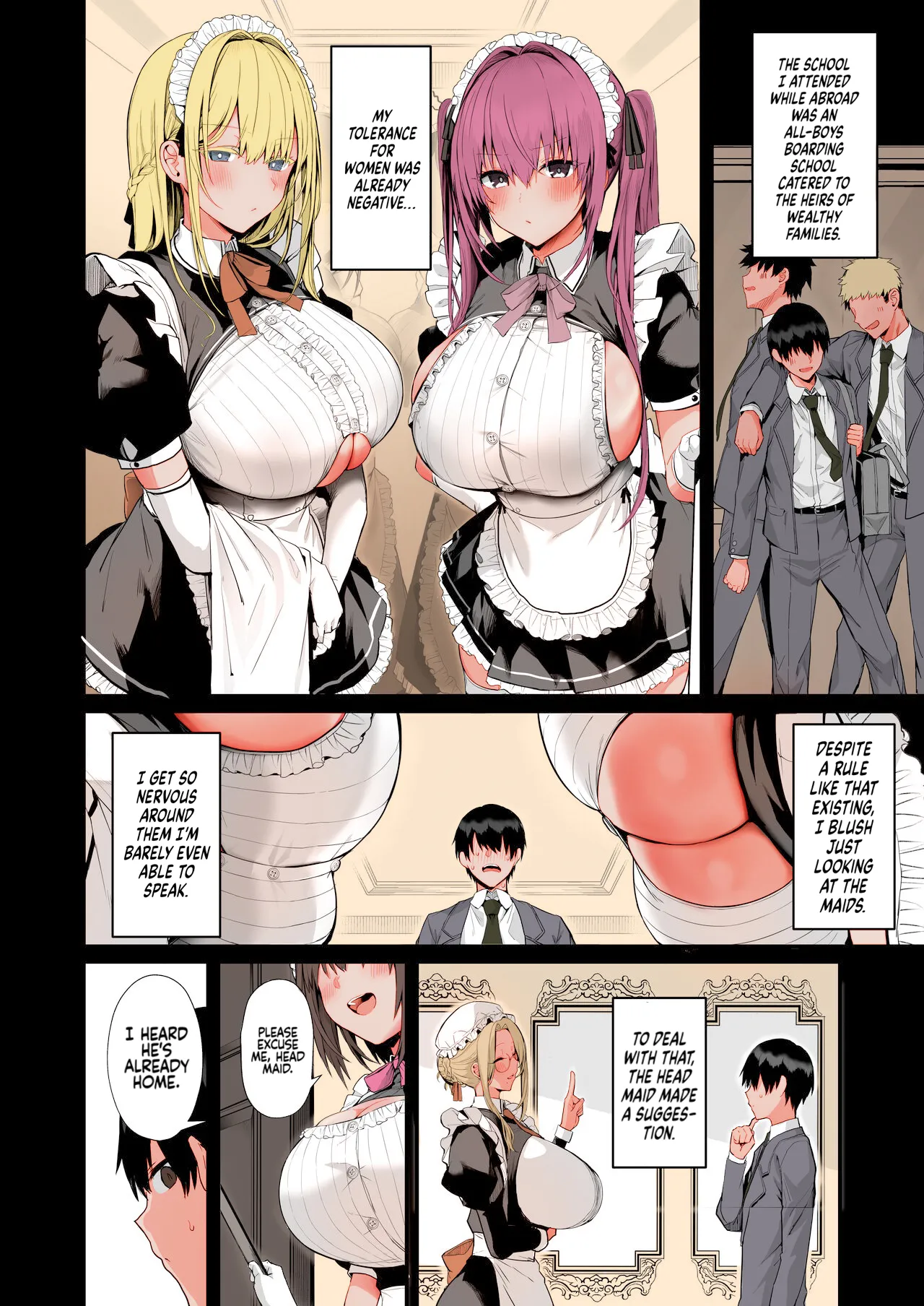 Love Maid -Yasashikute Amaama na Kyonyuu Ero Maid San to SEX Shimakuru Ohanashi- page 7 full