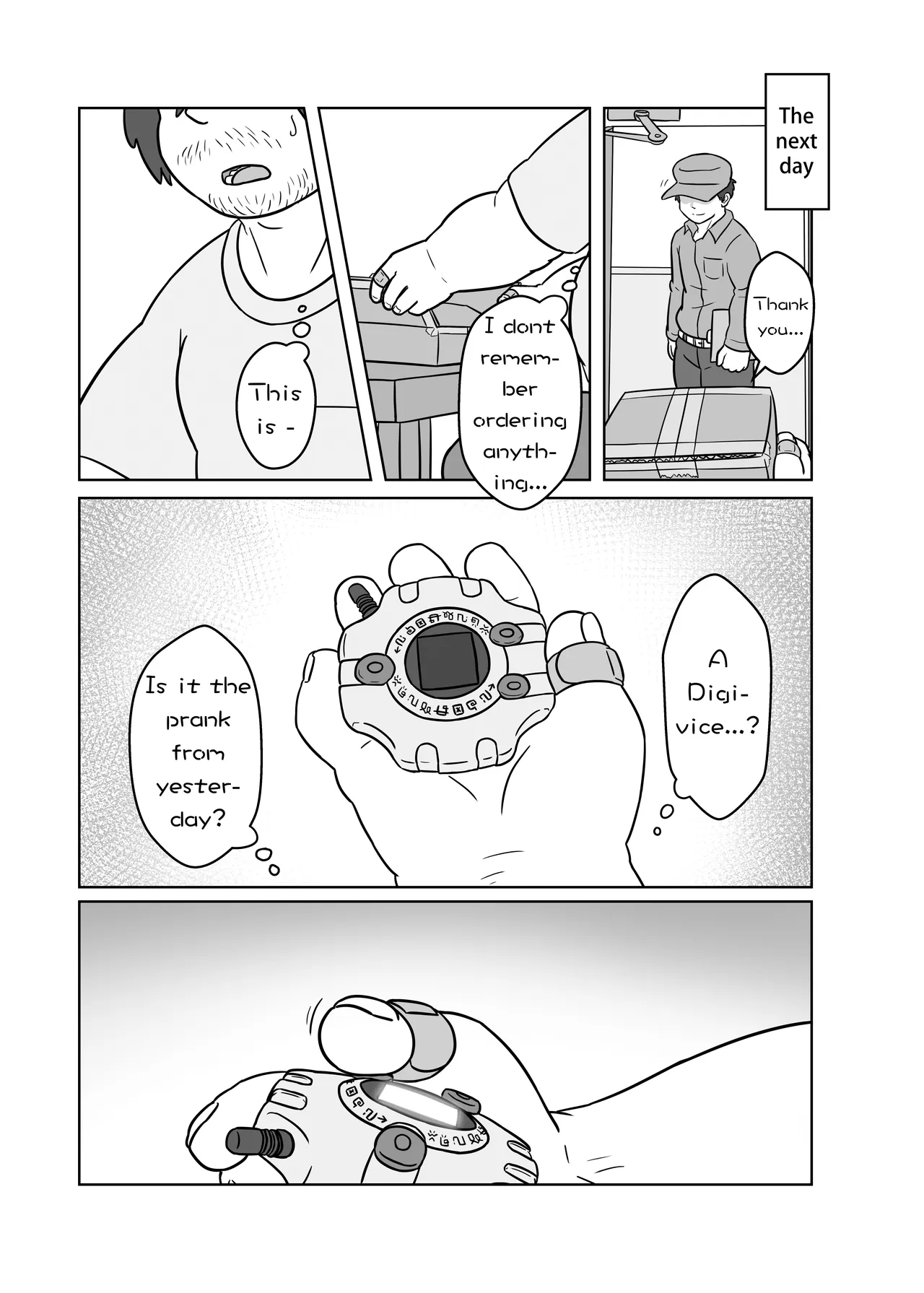 Reincarnated in the Digiworld as Gabumon! 1 page 8 full