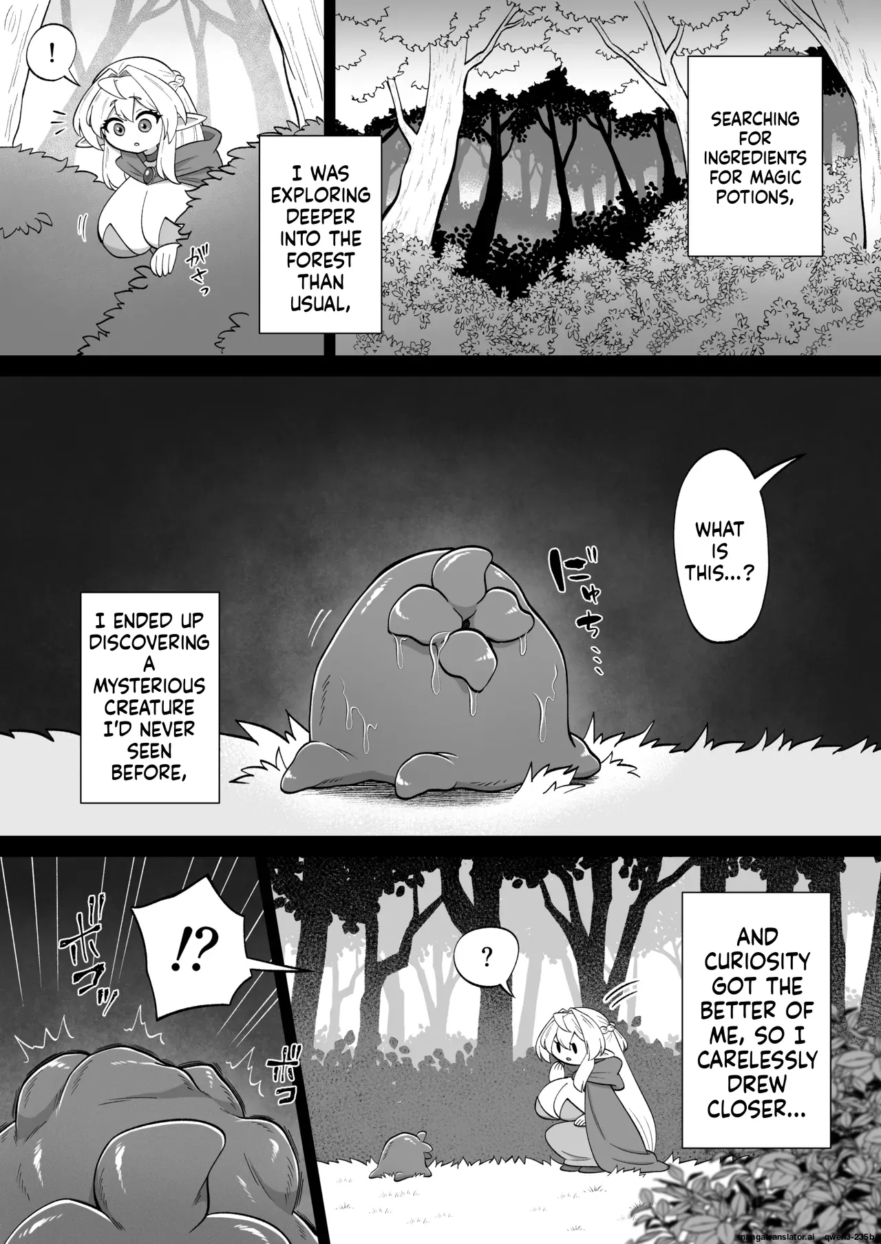 Shokushu ni torawareta erufu wa shikyuu kyou○hatsujou to kairaku zecchou sanran ni aegu page 4 full