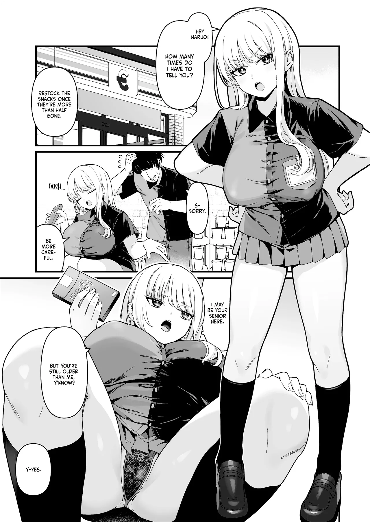 Kareshi Mochi Kyonyuu Beit Gal to Mechakucha Sex shita Hanashi | I Had Wild Sex with a Taken Busty Gyaru Part-Timer! page 2 full