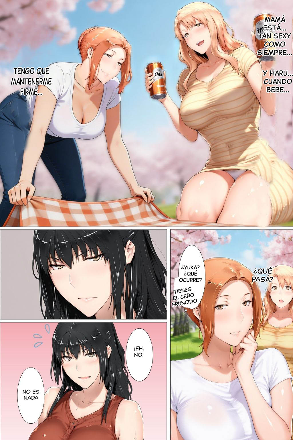 Tachibana-ke ga ohanami de yari〇n shudan ni yagai de kuwareru hanashi page 10 full