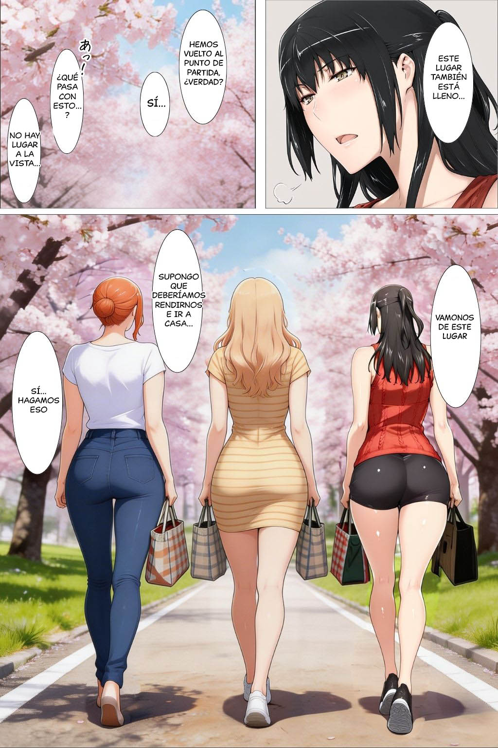 Tachibana-ke ga ohanami de yari〇n shudan ni yagai de kuwareru hanashi page 8 full