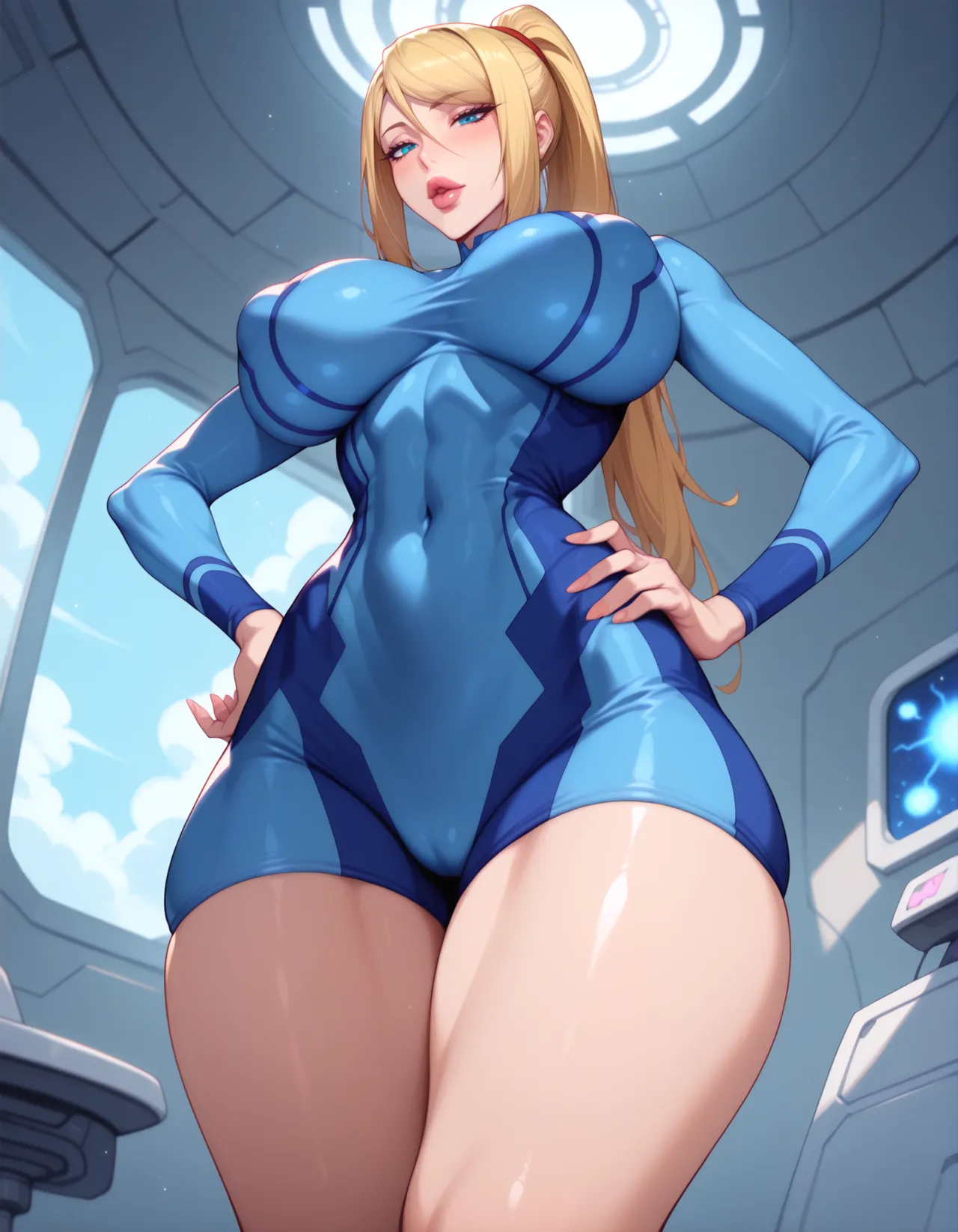 🌸~Lewd Waifu Laifu~🌸 Samus is infiltrated by shape shifting aliens on her spacecraft! page 5 full