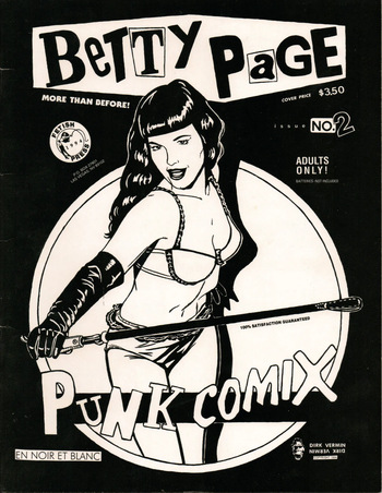 Betty Page Punk Comix #2 cover