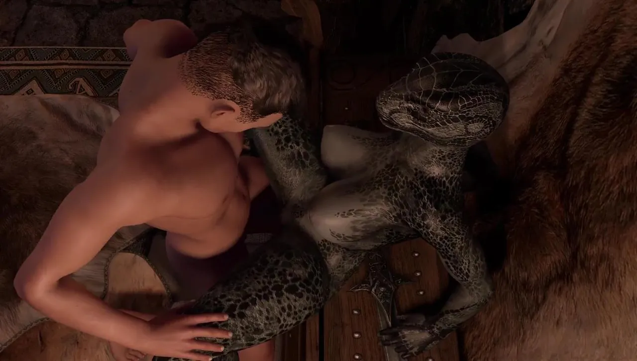 The Lusty Argonian Maid Skyrim leg spread page 6 full