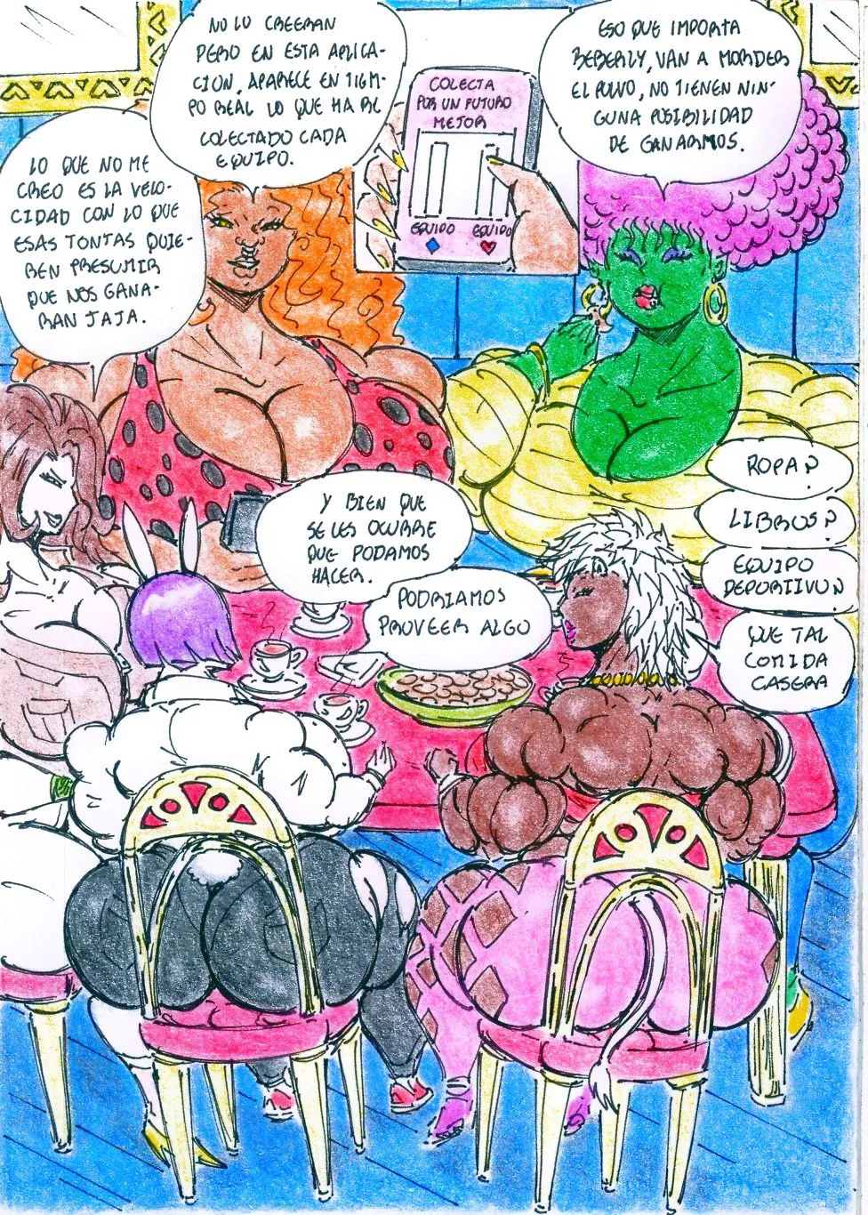 Ruth y Ashley cómic 3 "COMPETENCIA DE MAMIS" page 5 full