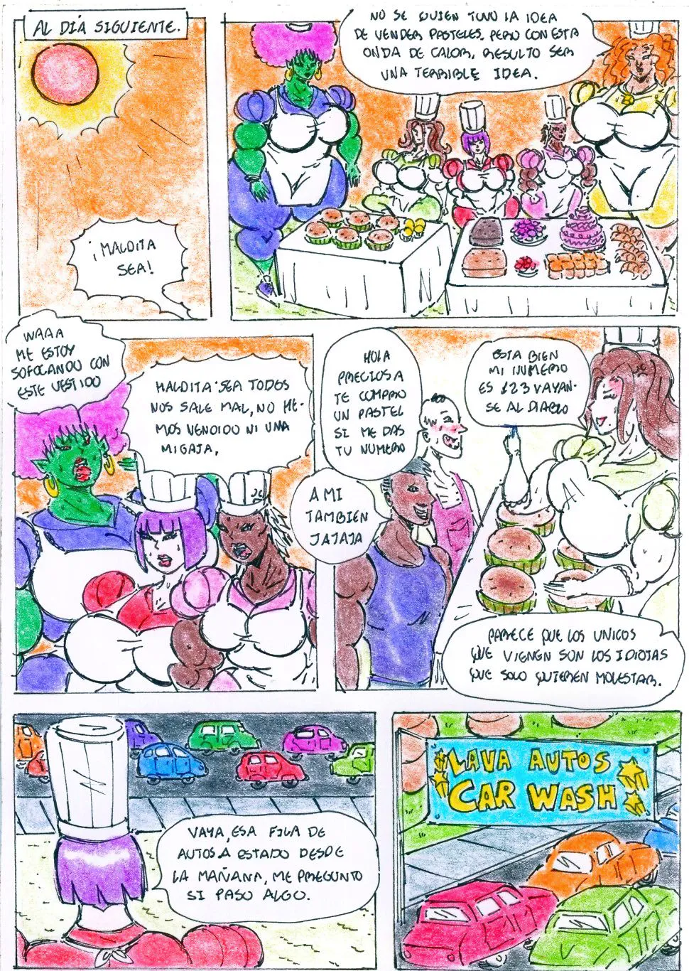 Ruth y Ashley cómic 3 "COMPETENCIA DE MAMIS" page 6 full