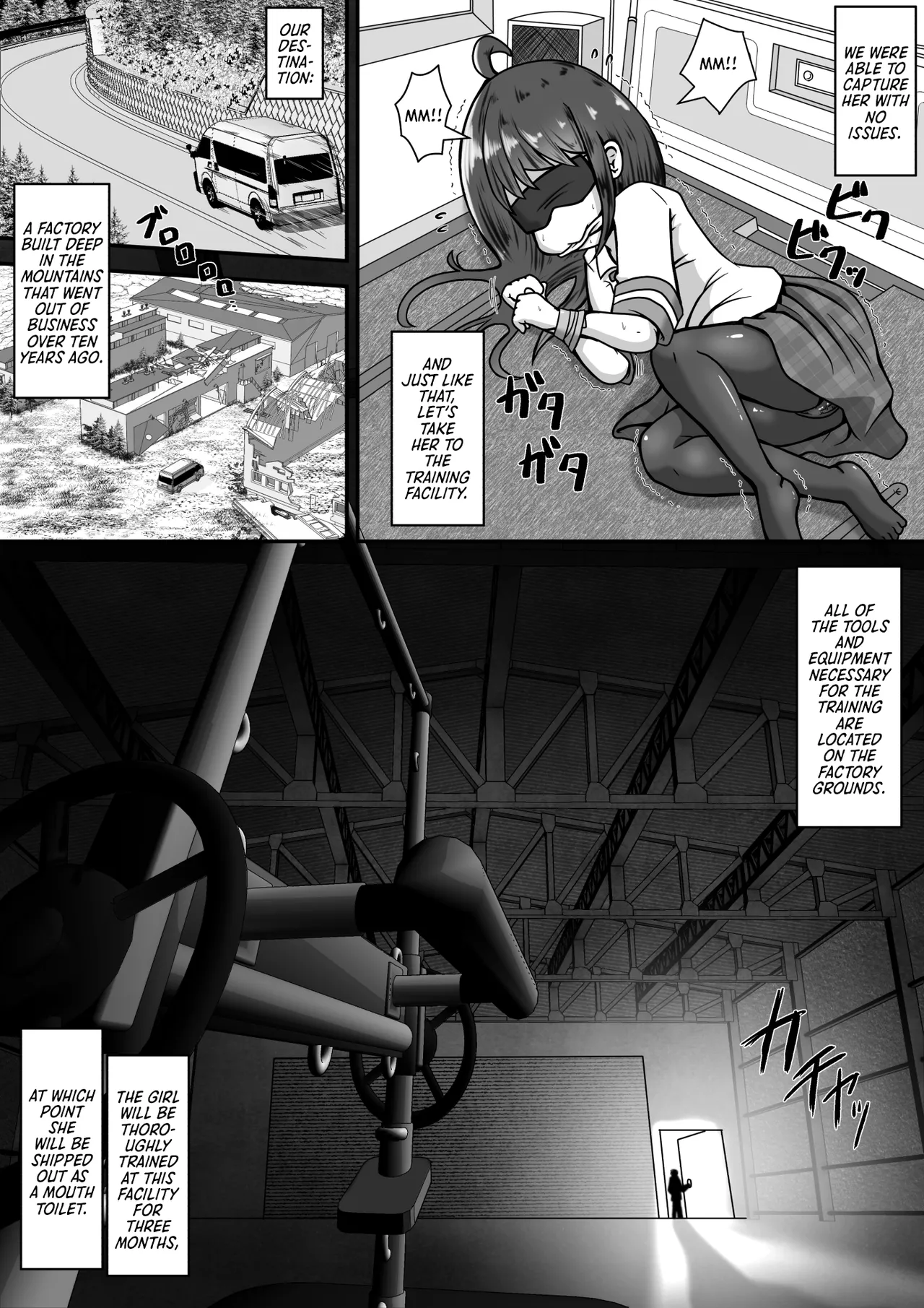 Gekouchu no Onnanoko o Rachi shite Kuchibenki ni Choukyou Suru Ohanashi | A Story About Kidnapping a Girl on the Way Home from School and Training Her to be a Mouth Toilet page 3 full