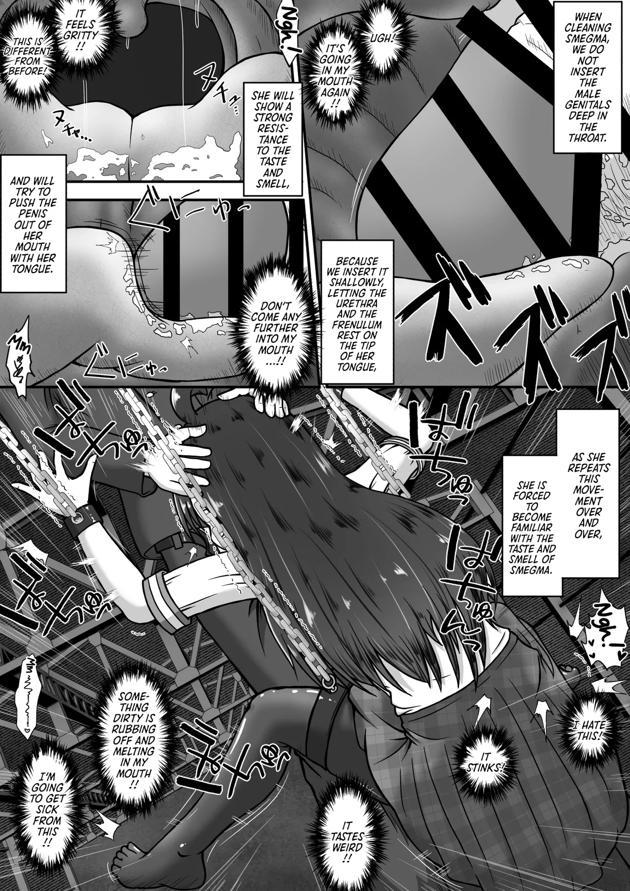 Gekouchu no Onnanoko o Rachi shite Kuchibenki ni Choukyou Suru Ohanashi | A Story About Kidnapping a Girl on the Way Home from School and Training Her to be a Mouth Toilet page 9 full