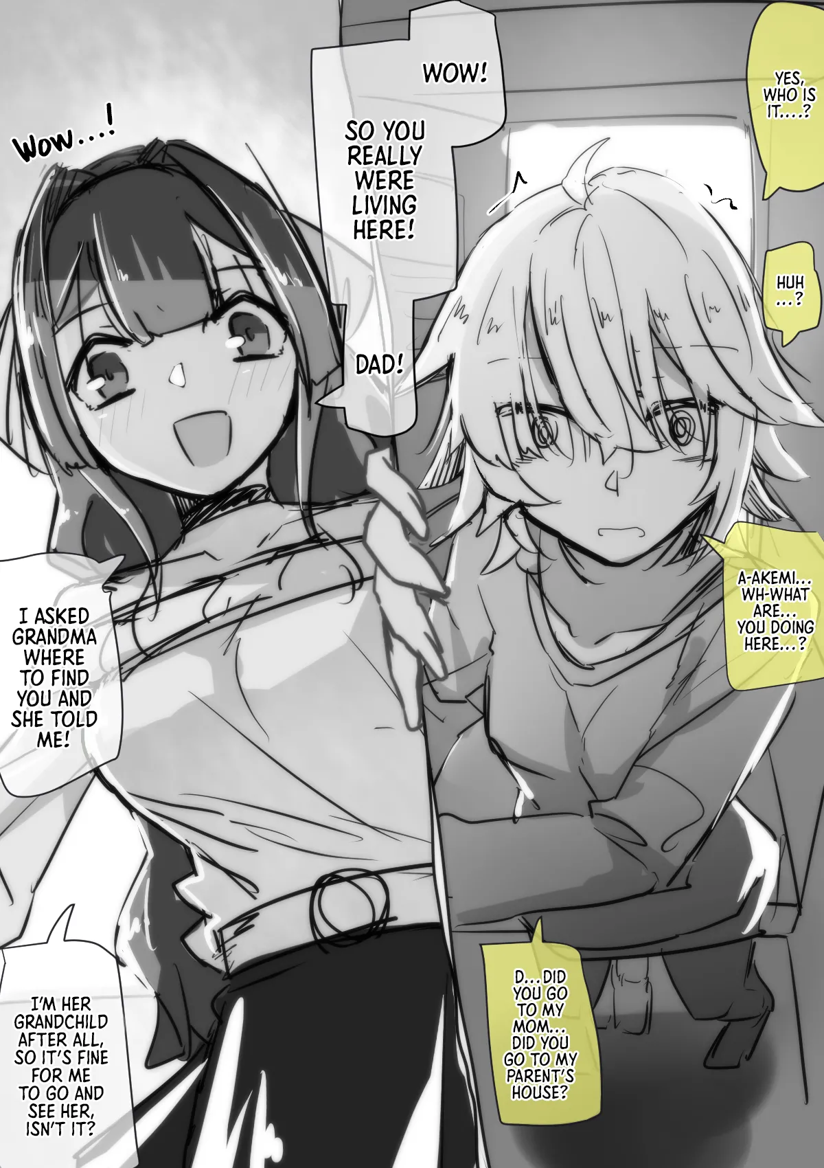 Papa ni Ai ni Kita Musume | A Daughter Who Went to See Her Dad page 1 full