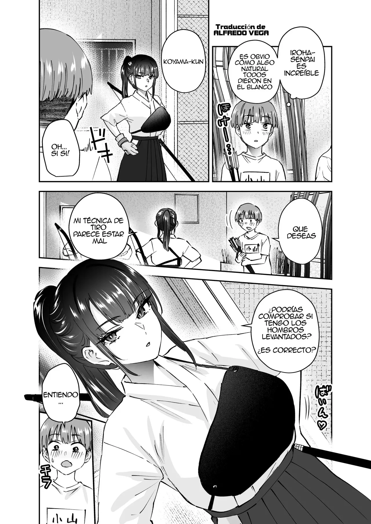 Jitsu wa Mutsuri Kyudo-bu no Senpai ga Ore ni Dake Ecchi o Shikakete Kuru! page 8 full