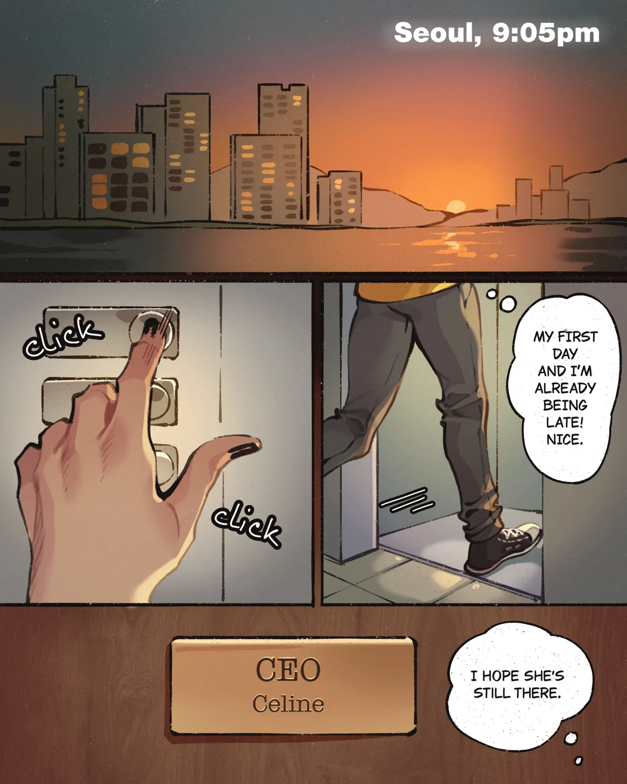 Zoemira Office AU Comic page 3 full