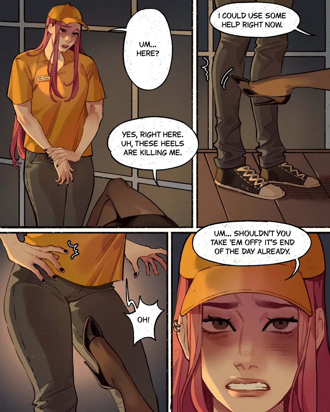 Zoemira Office AU Comic page 4 full