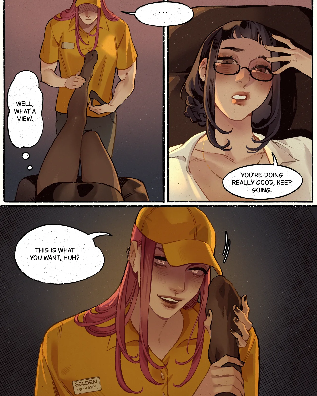 Zoemira Office AU Comic page 8 full