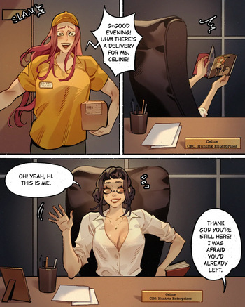 Zoemira Office AU Comic cover