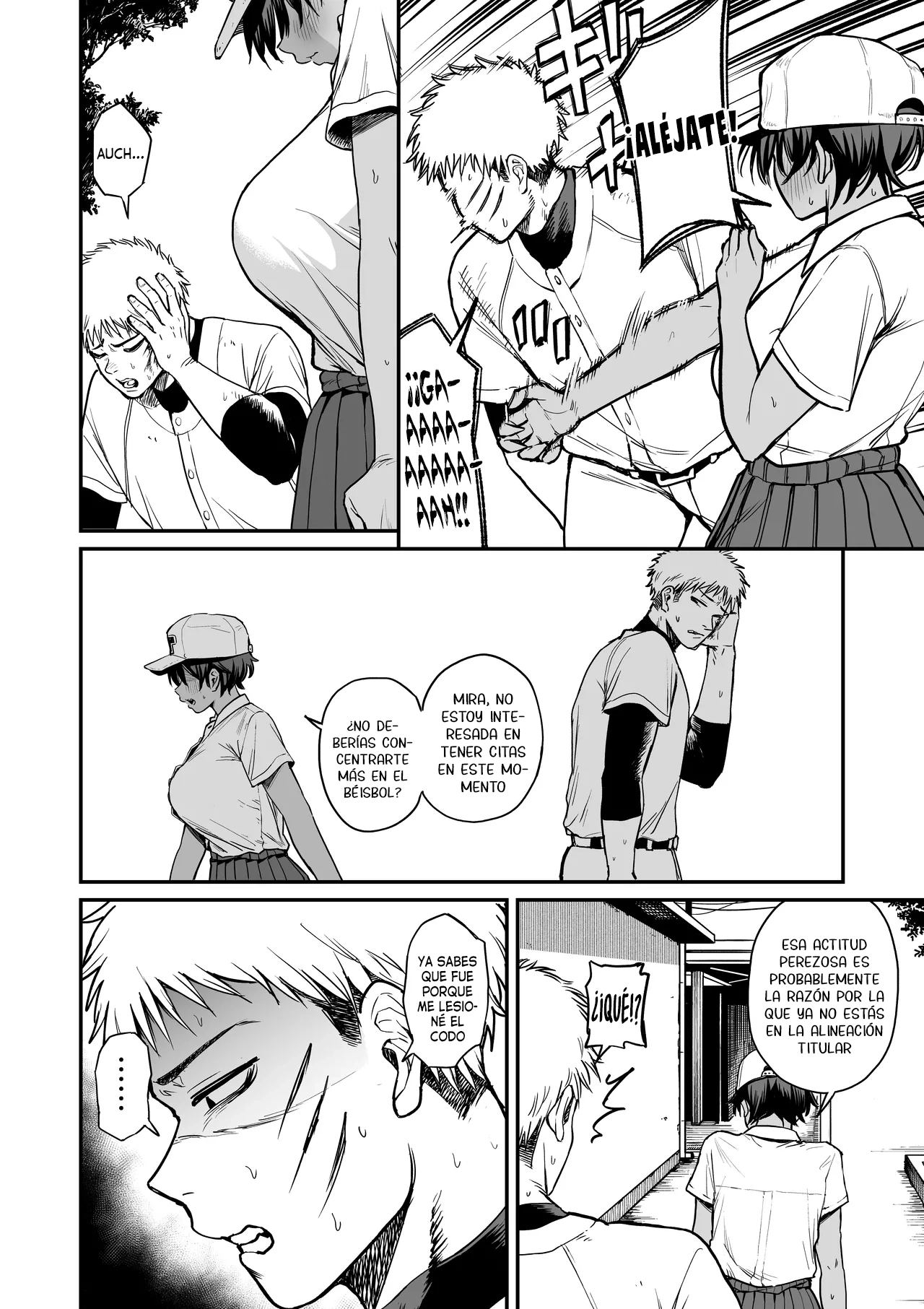 Kasshoku Buaisou Yakyuu-bu Manager no Yowami Nigitta | Encontré la debilidad de la malhumorada mánager morena del equipo de béisbol page 7 full