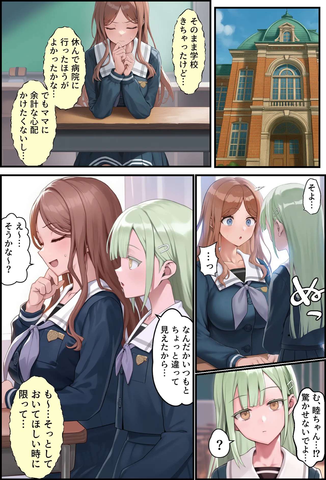 A story where Rinchin'gaku has grown out, so I had the band members deal with it page 4 full