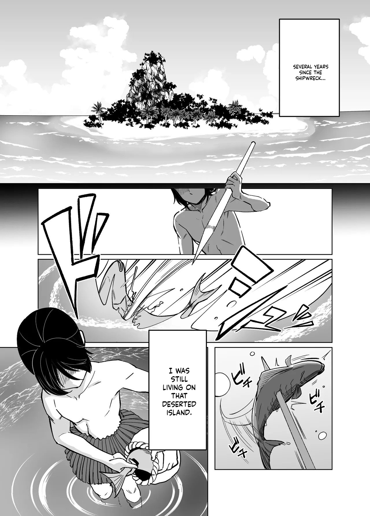 Mama to Musuko ga Mujintou de Love Love Sex suru Hanashi 2 | A Story of a Mom and Her Son's Lovemaking on a Uninhabited Island 2 page 2 full