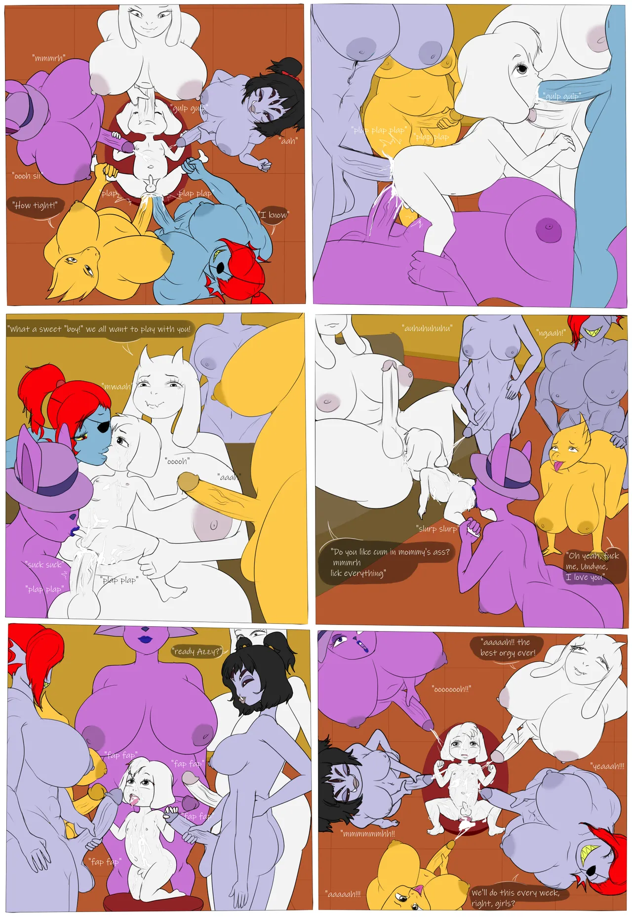 Mommy's Big Orgy page 10 full