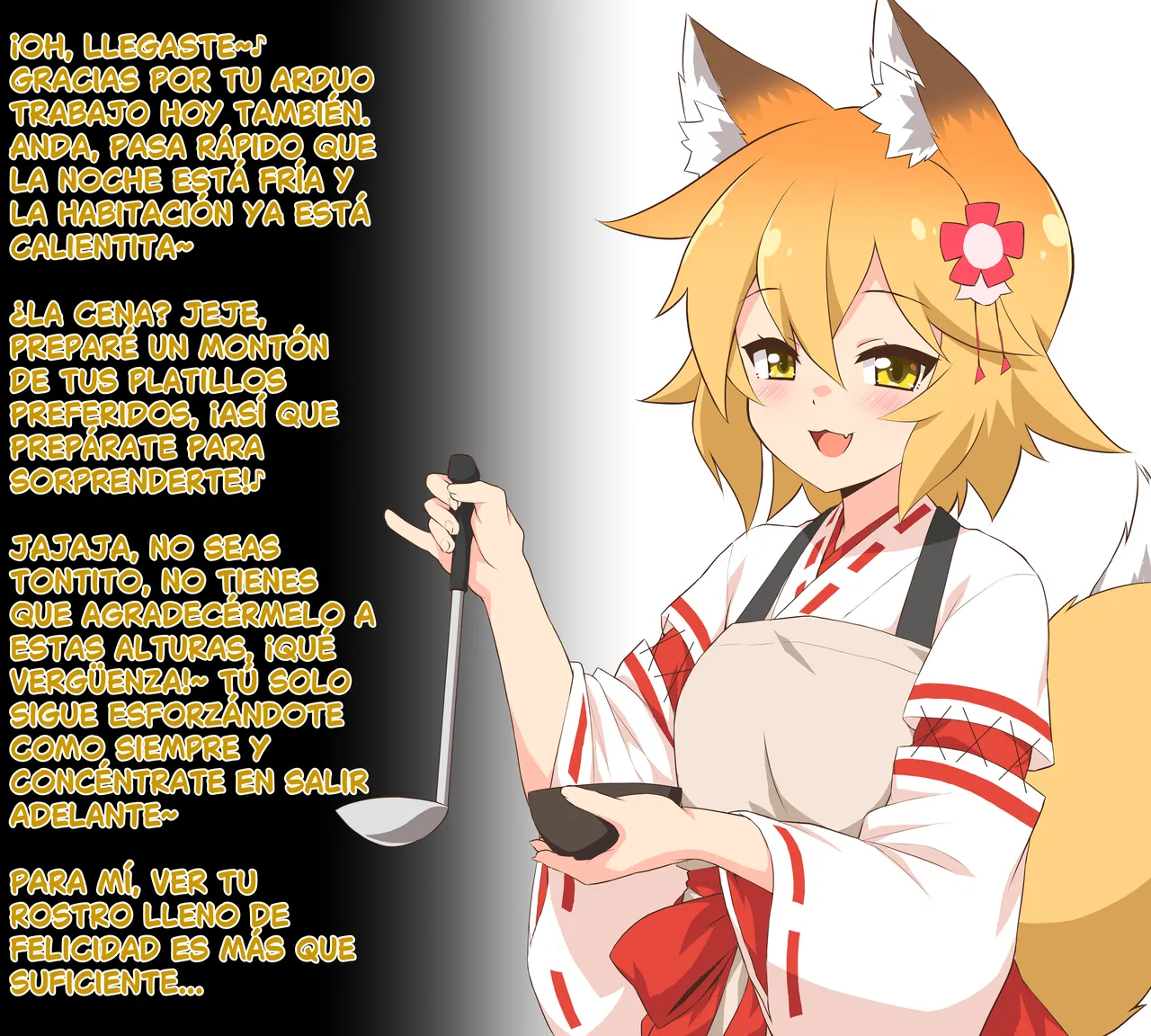 Senko-san sennou hyottoko fera |  Lavado de cerebro de Senko-san: Felación con cara de Hyottoko page 1 full