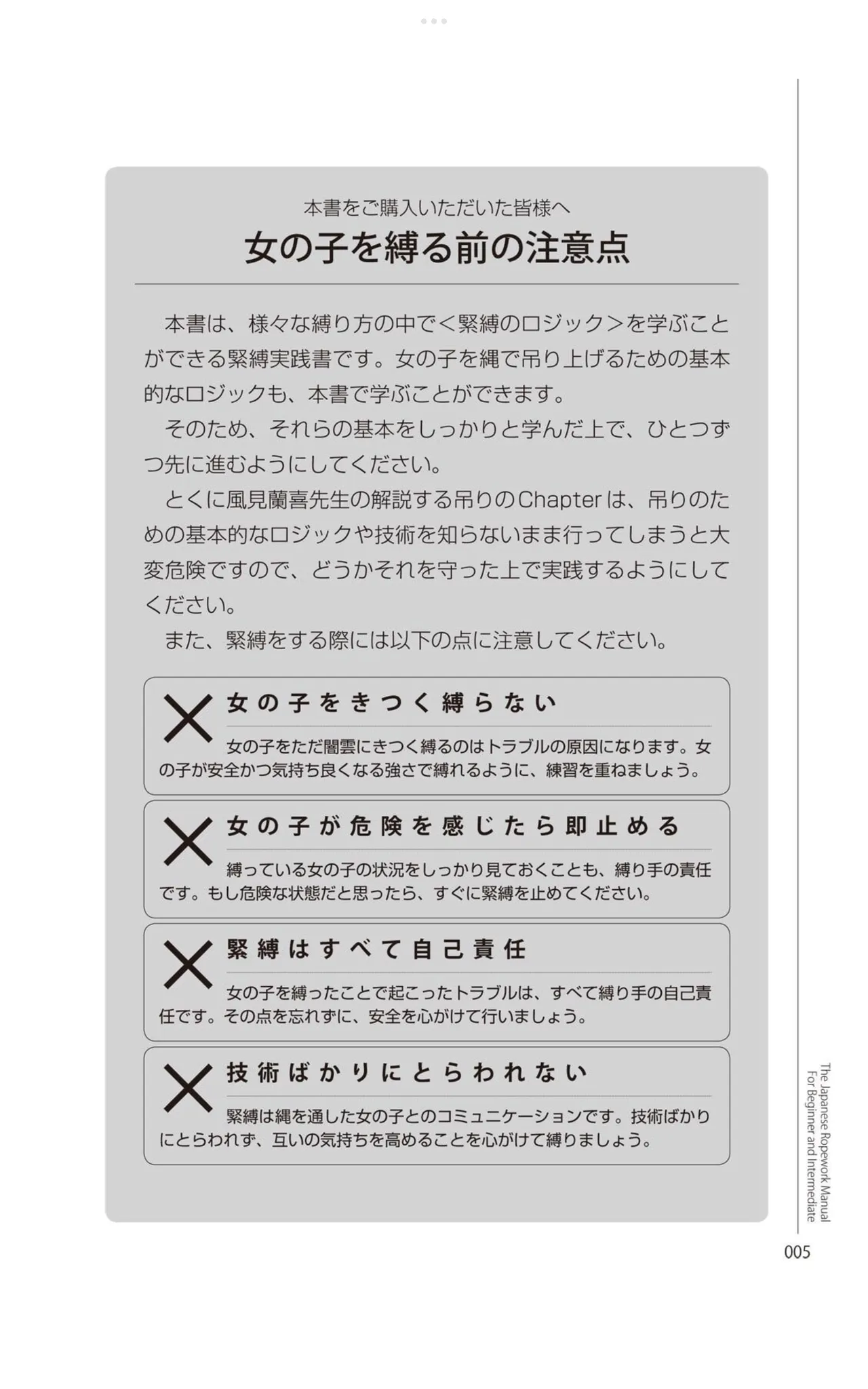 Do It Right Now! Illustrated Bondage Techniques Manual 2 – Light Maniac Text Series page 6 full
