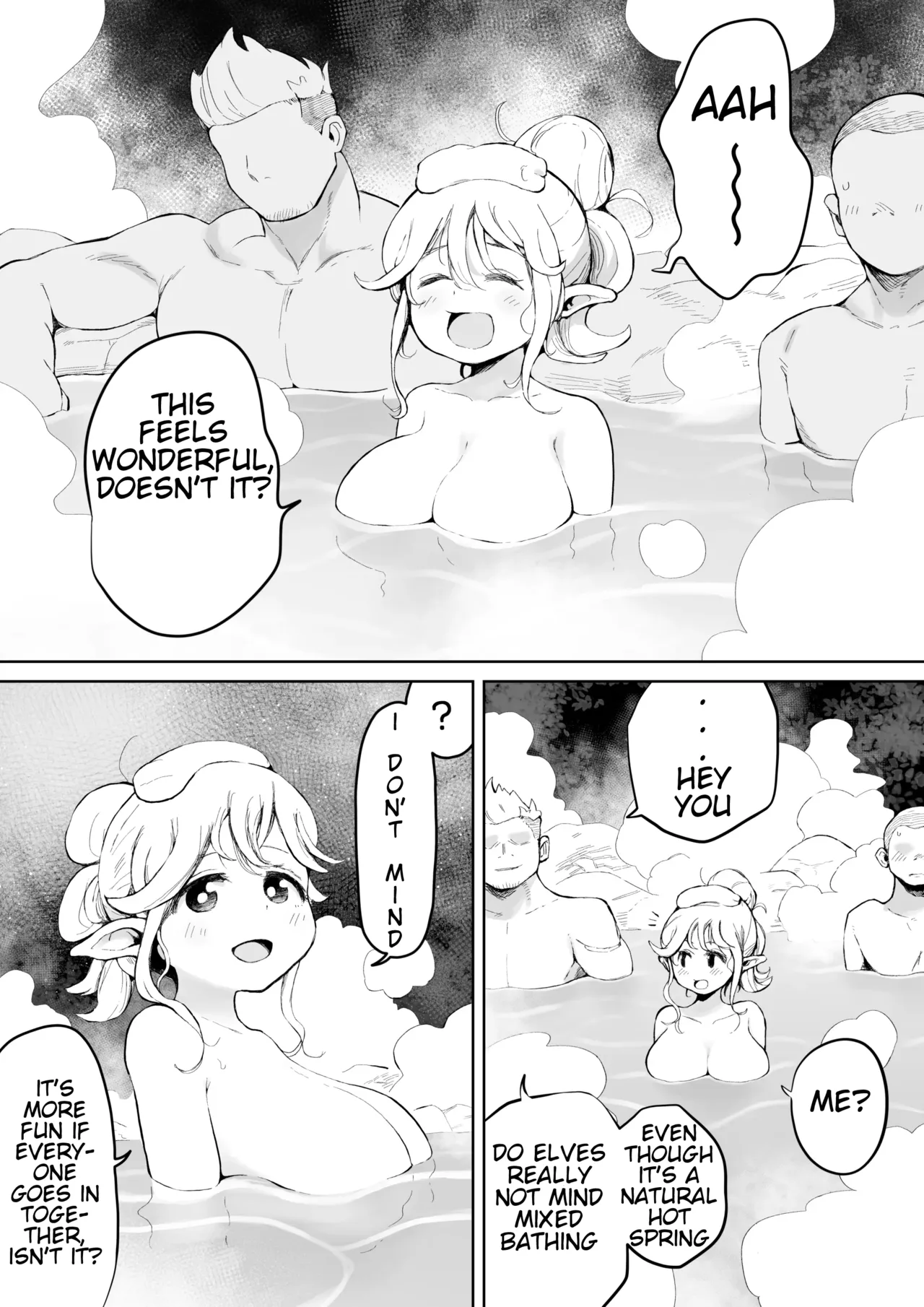 An elf who doesn't mind mixed-gender bathing page 1 full