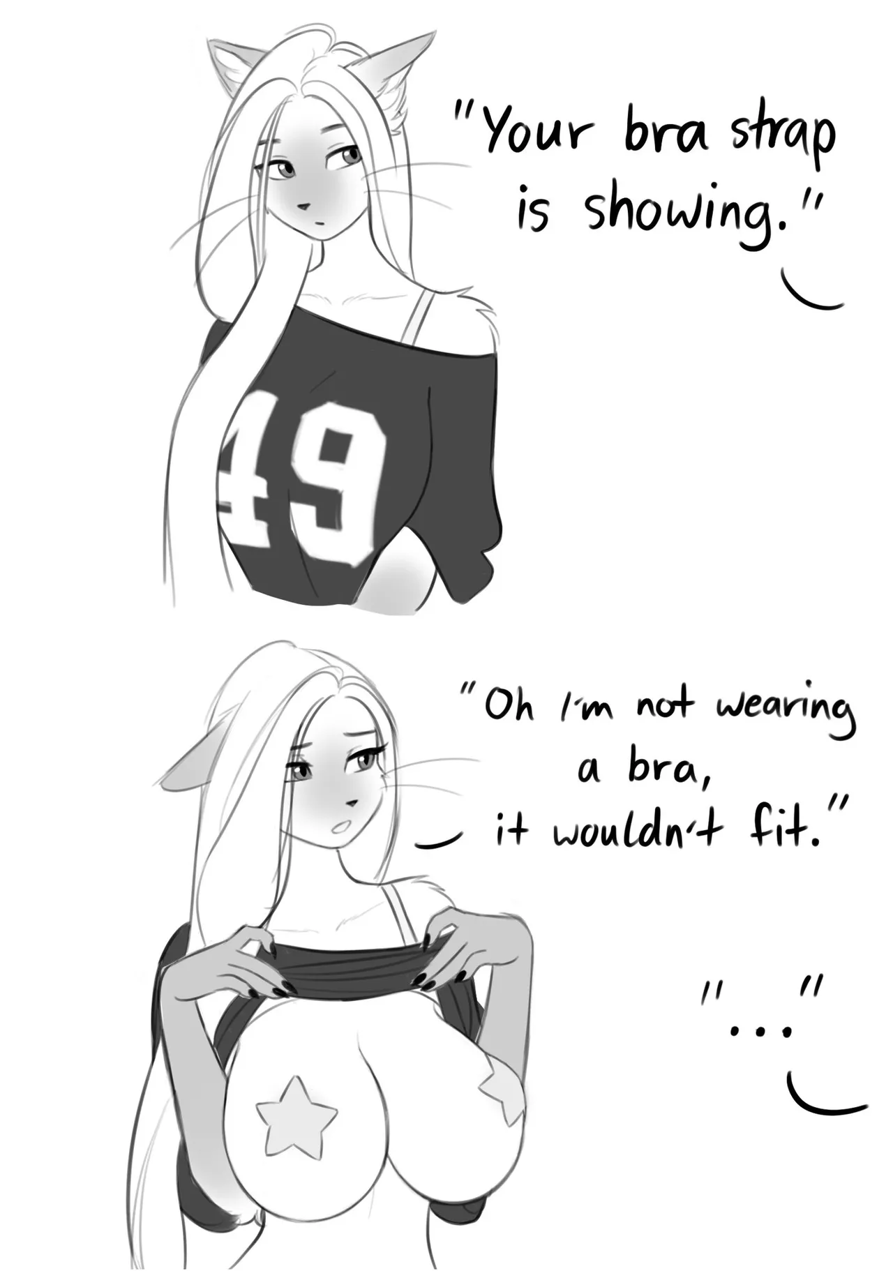 "Your bra strap is showing" compilation page 2 full