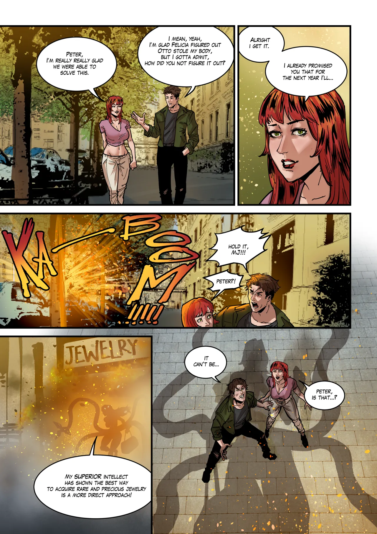 Black Cat - Superior Spider Man Birth Of Octo-Pussy - Technology Swap- Possession Hub page 10 full