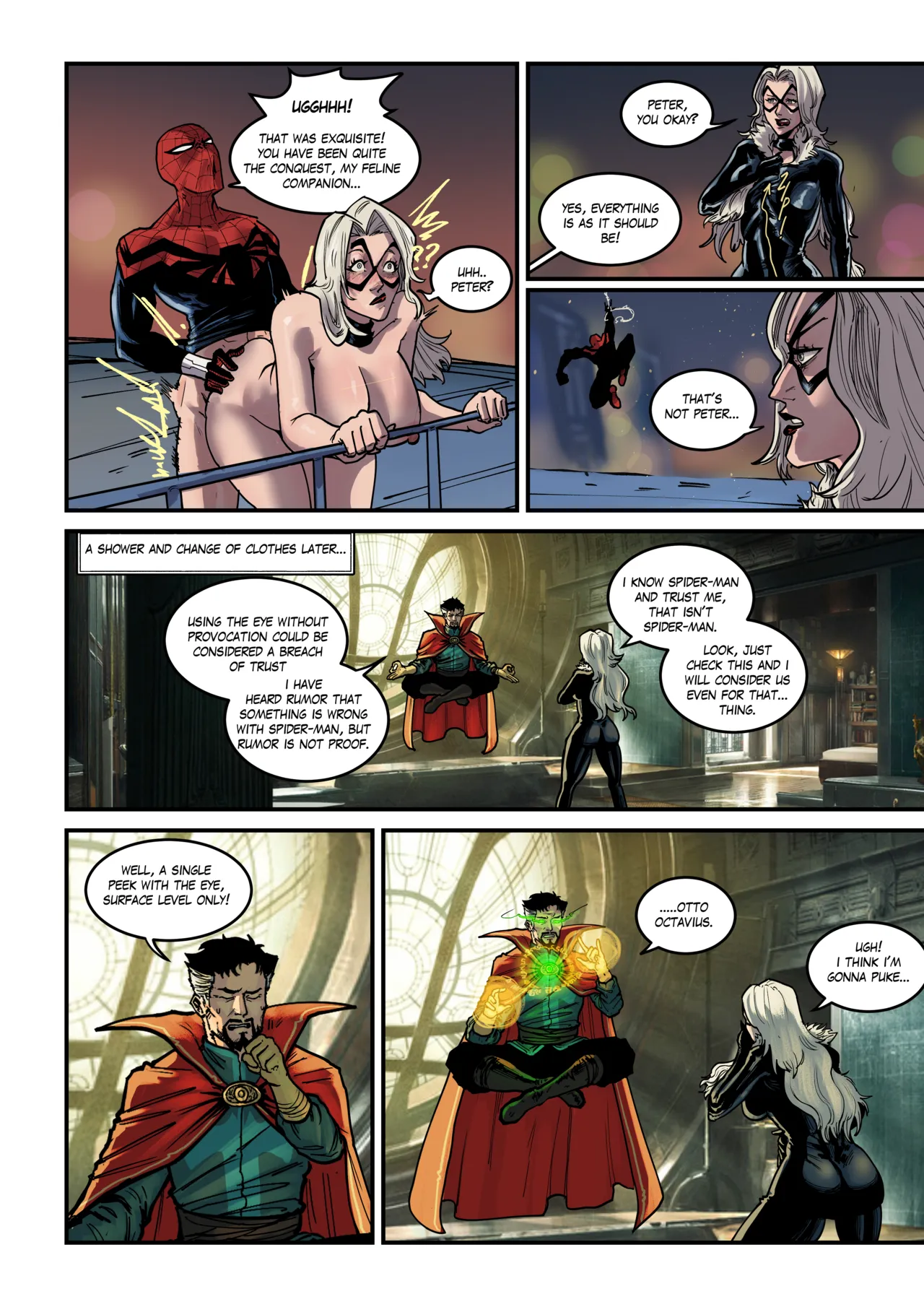 Black Cat - Superior Spider Man Birth Of Octo-Pussy - Technology Swap- Possession Hub page 3 full