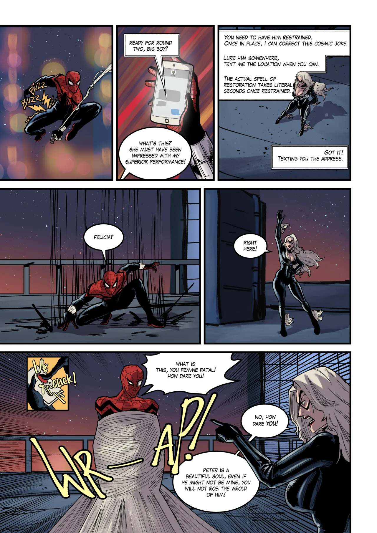 Black Cat - Superior Spider Man Birth Of Octo-Pussy - Technology Swap- Possession Hub page 4 full