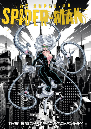 Black Cat - Superior Spider Man Birth Of Octo-Pussy - Technology Swap- Possession Hub cover