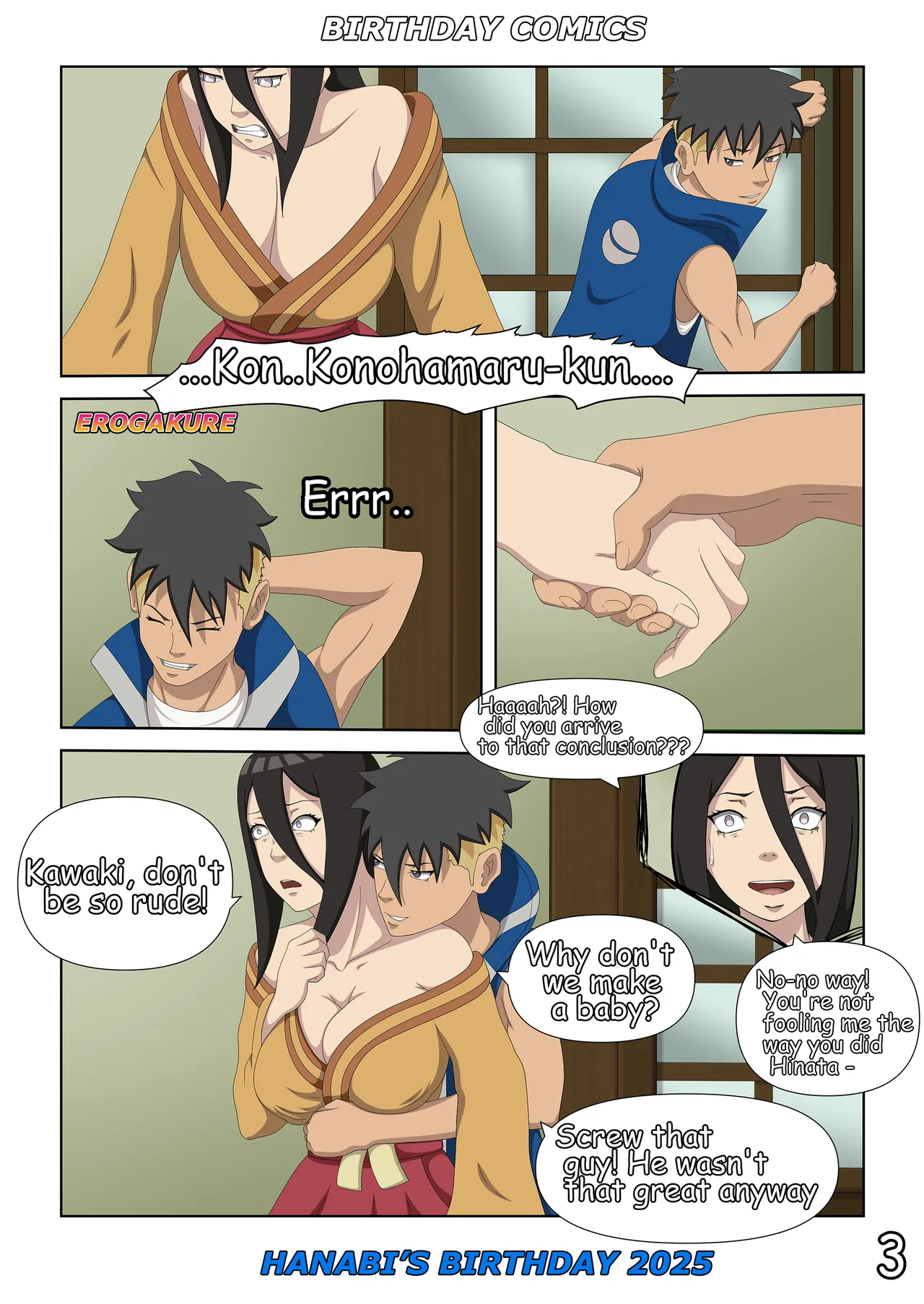 Hanabi's Birthday Comic 2025  by Erogakure page 3 full