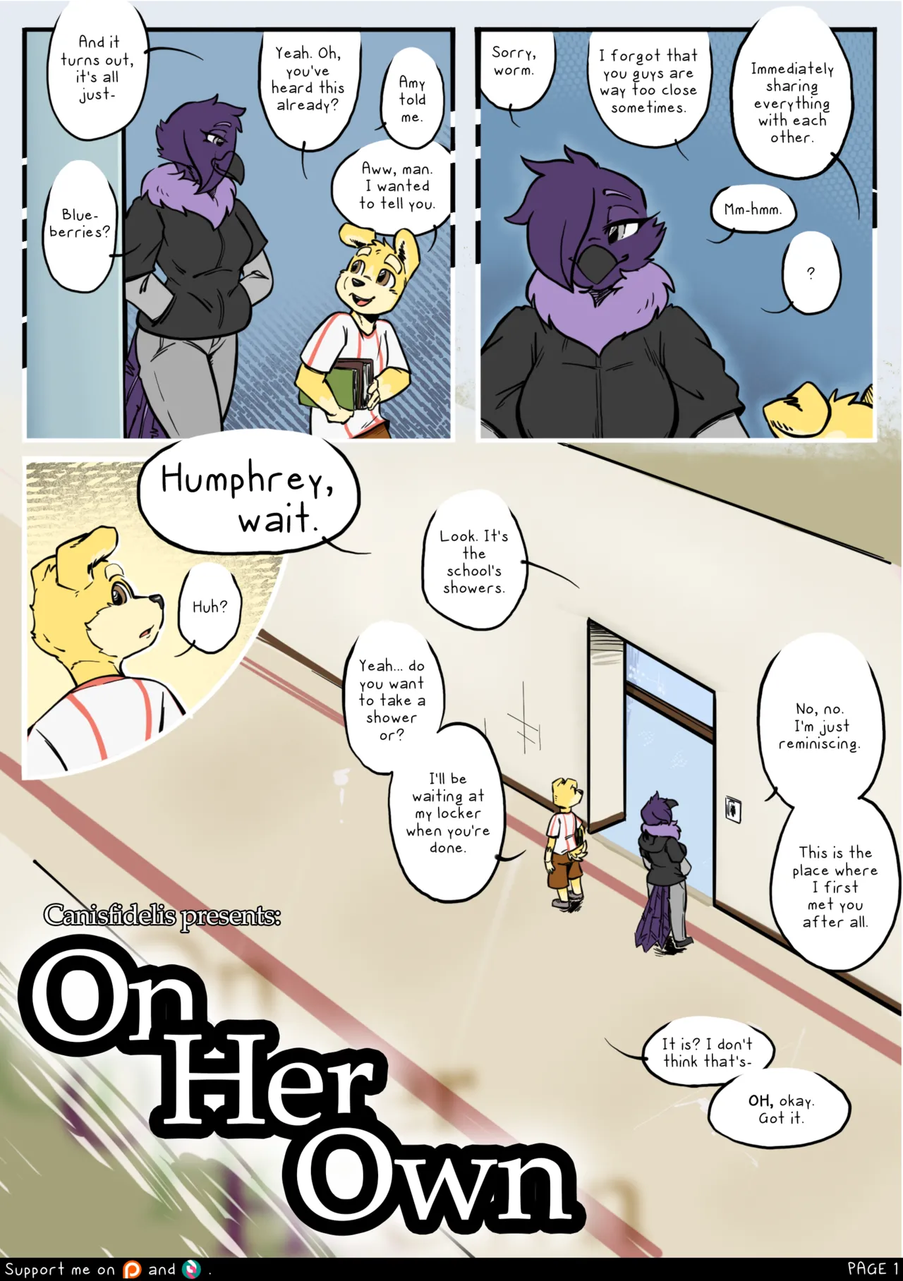 On Her Own: Part 1 page 1 full