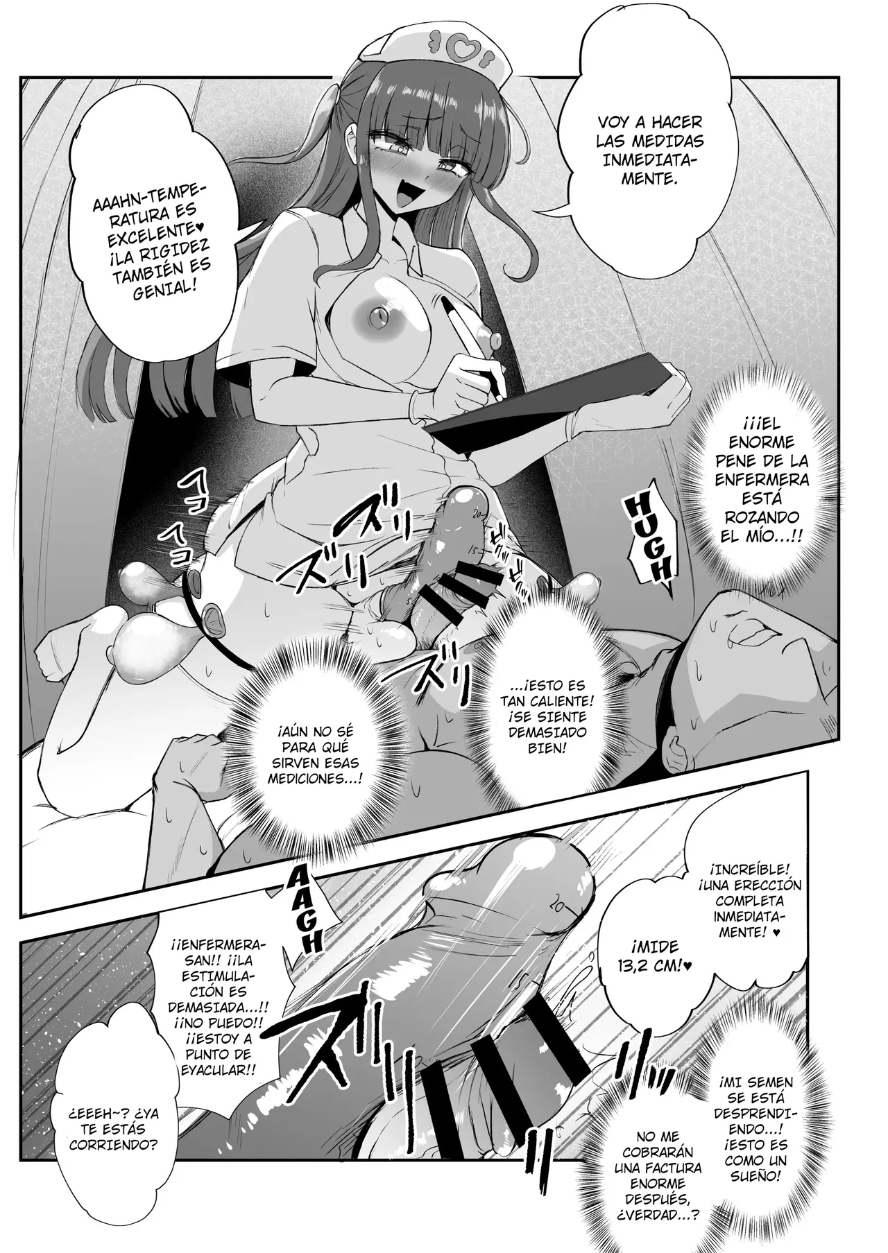 Futanari Nurse Rinoko-chan no Junkai Chin Satsu｜Ronda de Inspección de Rinoko-chan, la Enfermera Futanari page 3 full