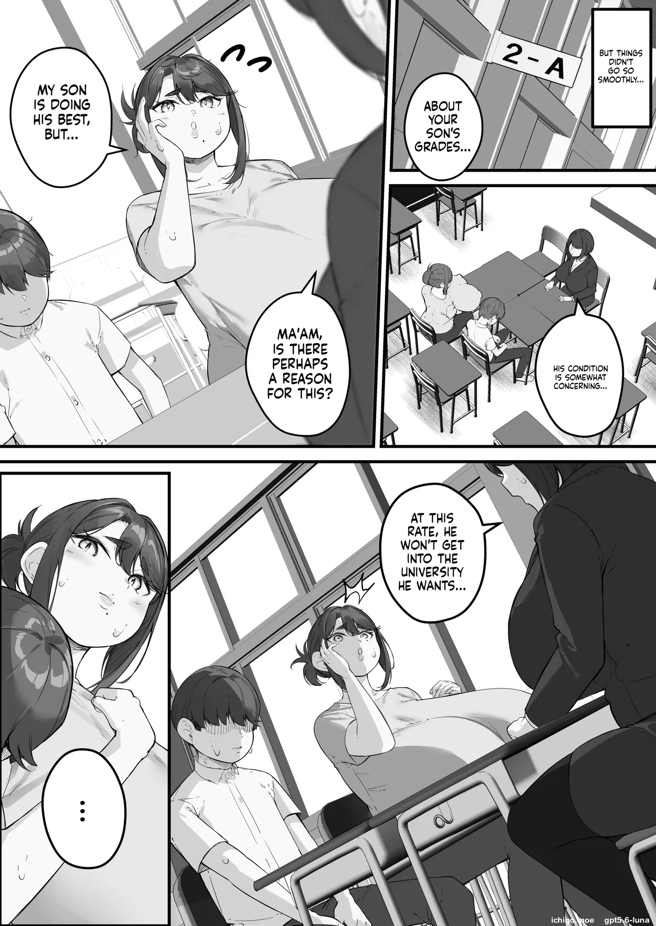 kutibue - Chara Otoko ni Netorareru Tare Deka Nagachichi Kaa-san 3 - . page 10 full