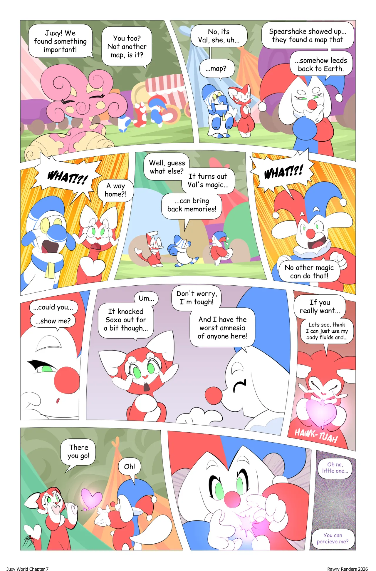 Juxy World: Chapter 7 - Balloons and Memories! page 1 full