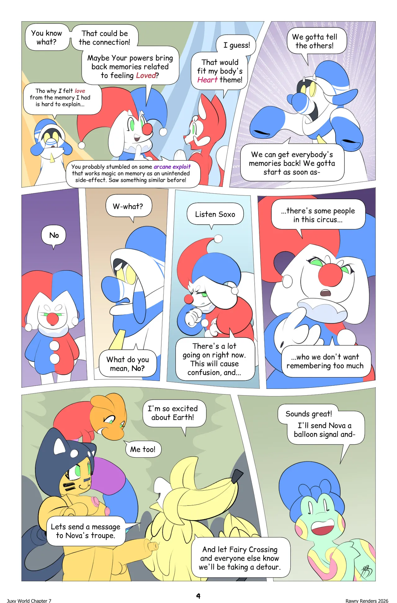 Juxy World: Chapter 7 - Balloons and Memories! page 3 full
