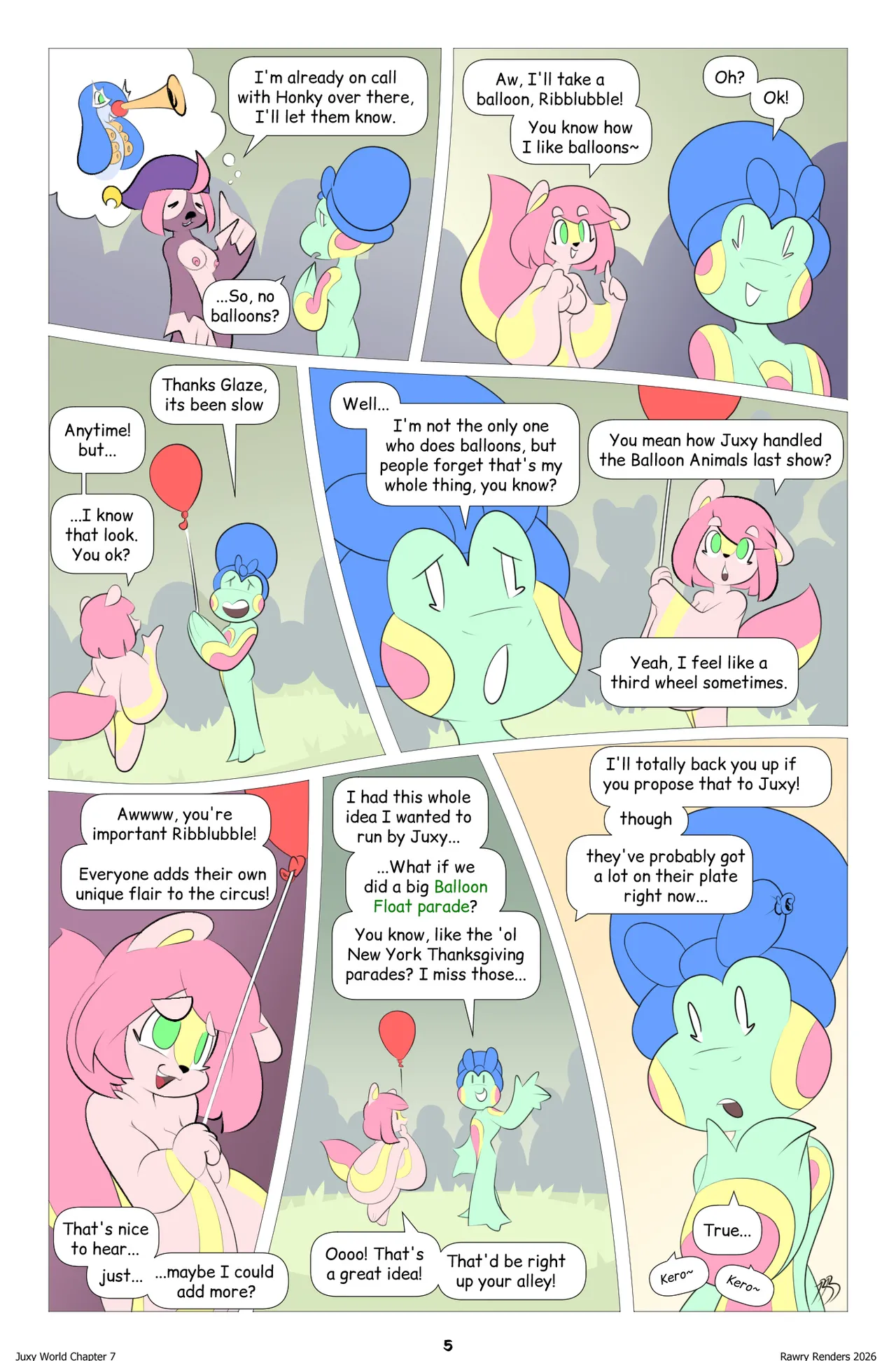 Juxy World: Chapter 7 - Balloons and Memories! page 4 full