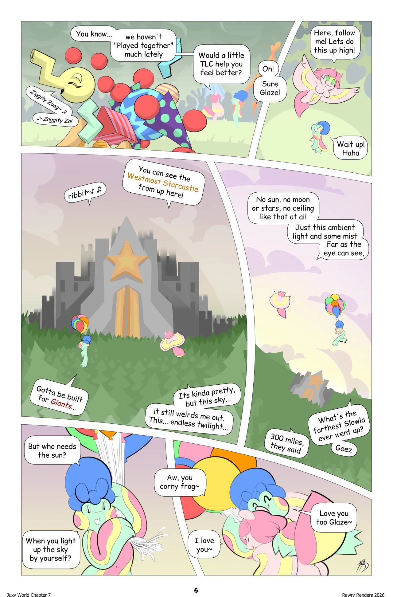 Juxy World: Chapter 7 - Balloons and Memories! page 5 full
