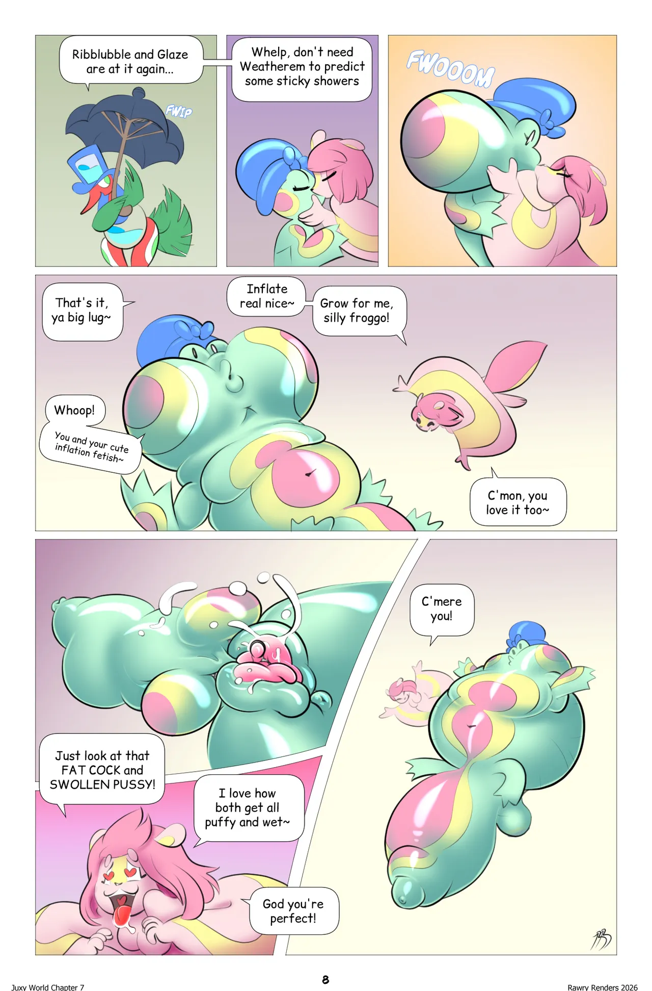 Juxy World: Chapter 7 - Balloons and Memories! page 7 full