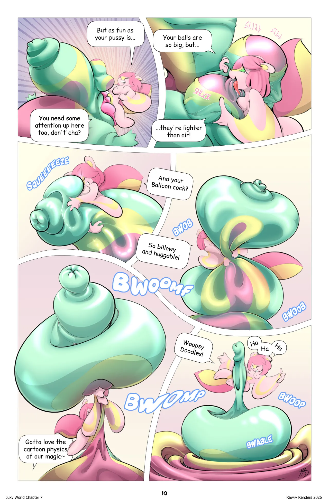 Juxy World: Chapter 7 - Balloons and Memories! page 9 full
